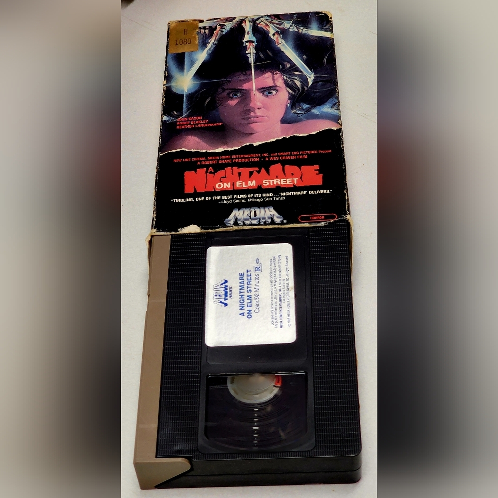 Nightmare on Elm Street VHS Tape